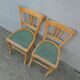 2 chaises de bistrot vintage