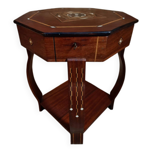 table d'appoint incrustée,