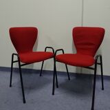 Pair of chairs of G. Dangles 50s