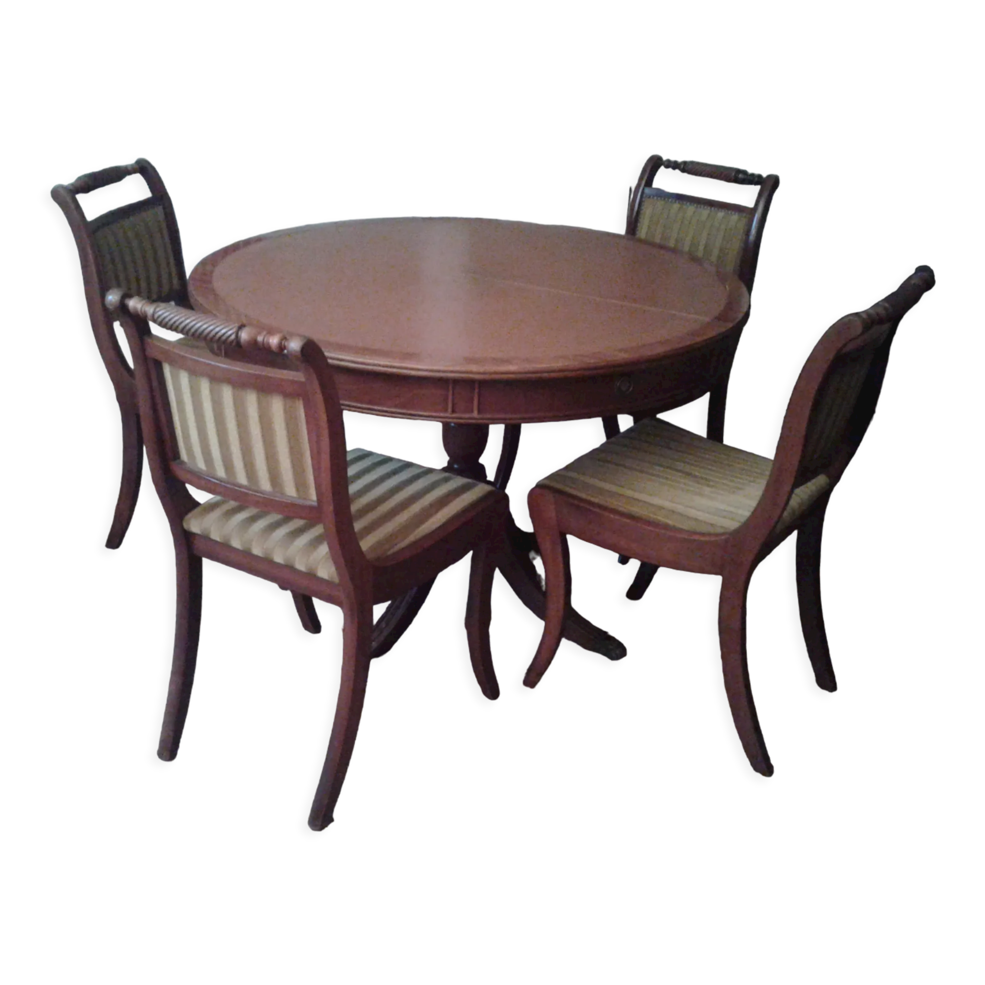 Dining room's table and 4 chairs, english style