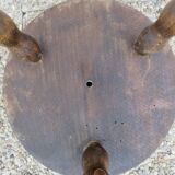 Antique tripod stool, farmhouse stool, 1950s-1960s
