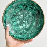 Malachite bowl for fruits or centrepiece.