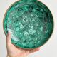 Malachite bowl for fruits or centrepiece.