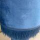 Blue velvet lamps