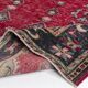 Red Geometric Oushak Handknotted Rug