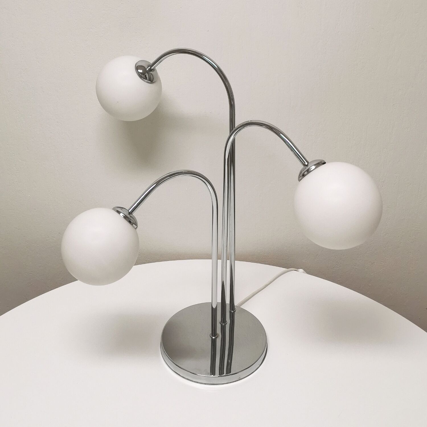 Table lamp 3 globes, 1970