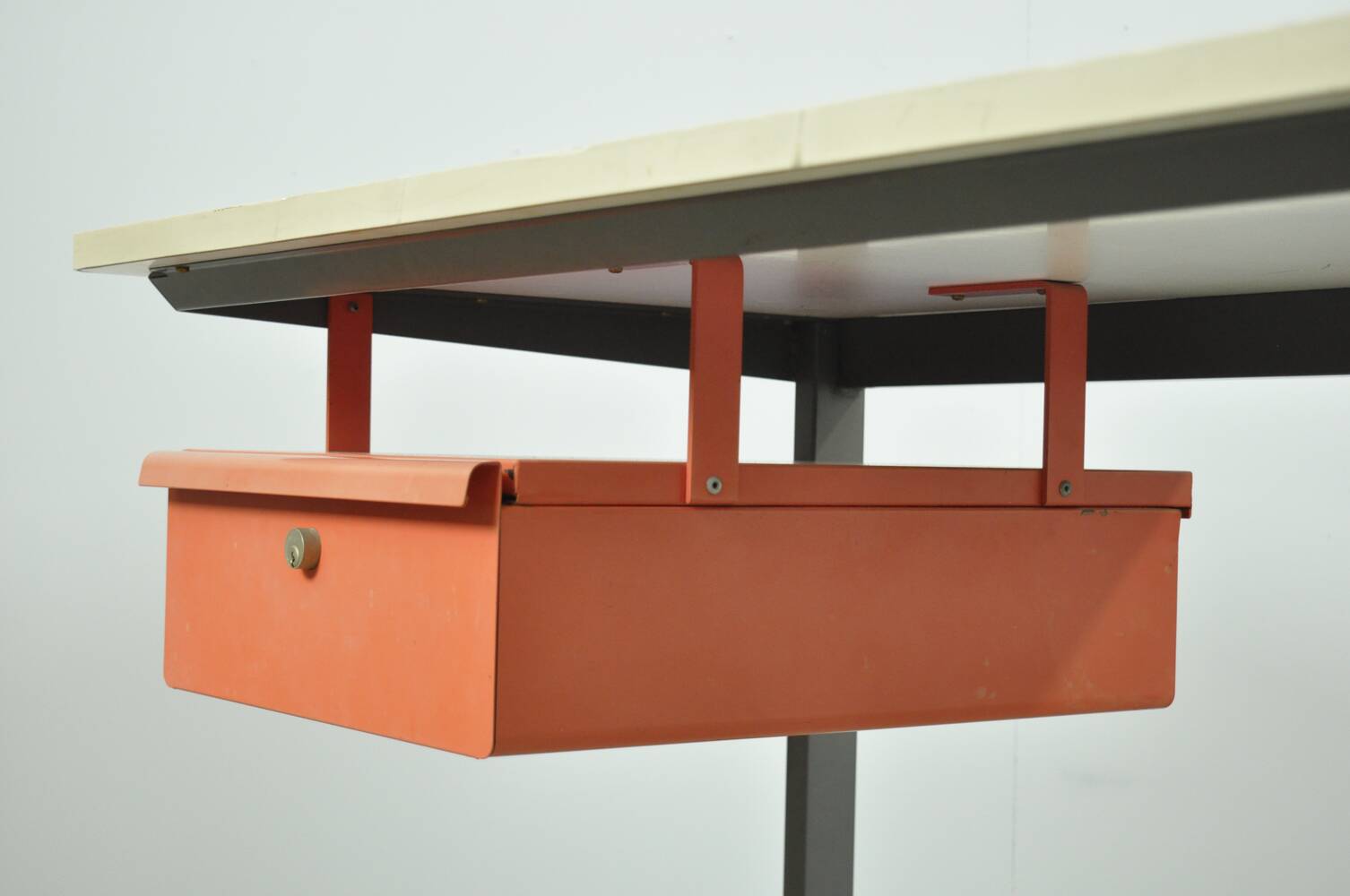 vintage industrial Result desk by Friso Kramer for Ahrend, 1950s Netherlands