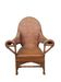 Arts & Crafts armchair in wicker and rattan attributed to Dryad & Co, UK, circa 1920.