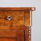 Antique mahogany secretary with leather, Italy, 19th century