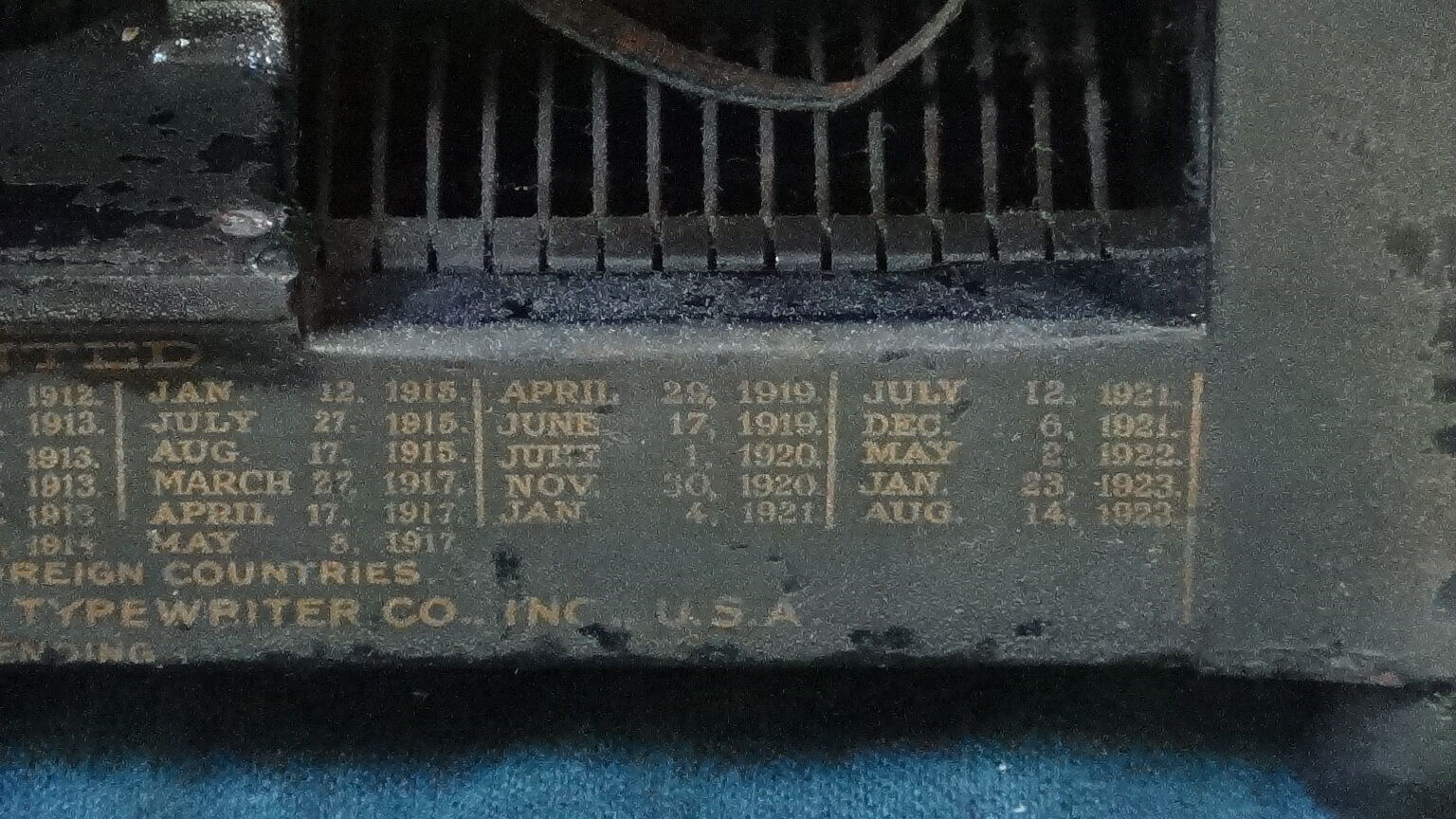 Underwood typewriter