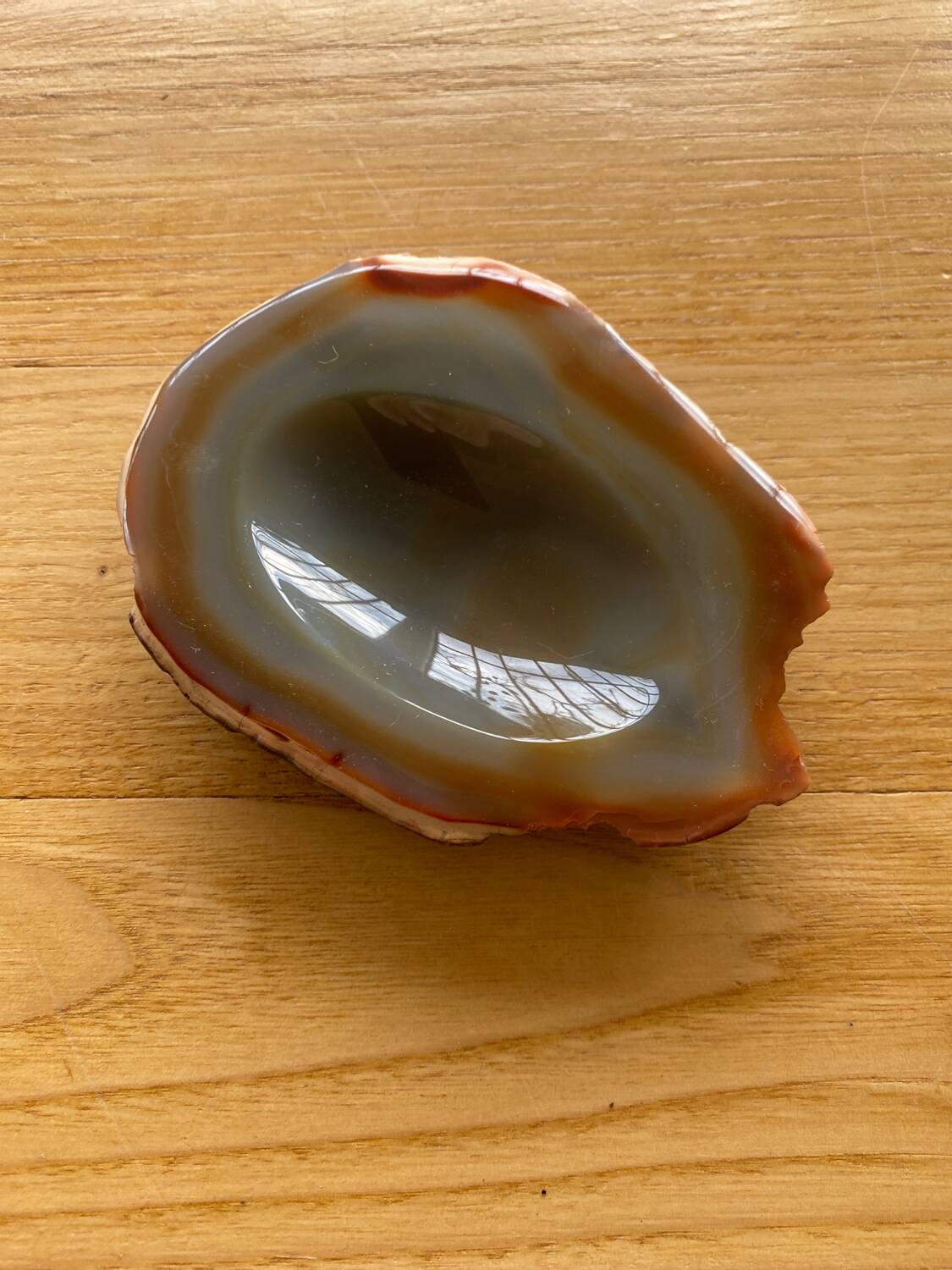 Agate ashtray