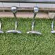 Wall mounted coat rack antique hat rack train chrome