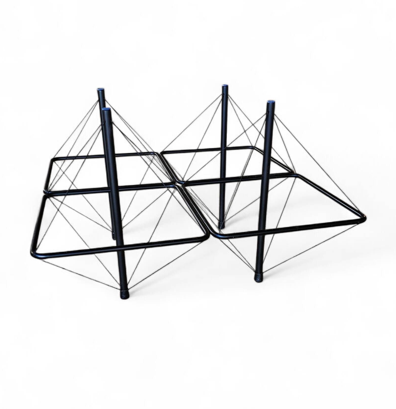 Rare wire coffee table 1980s