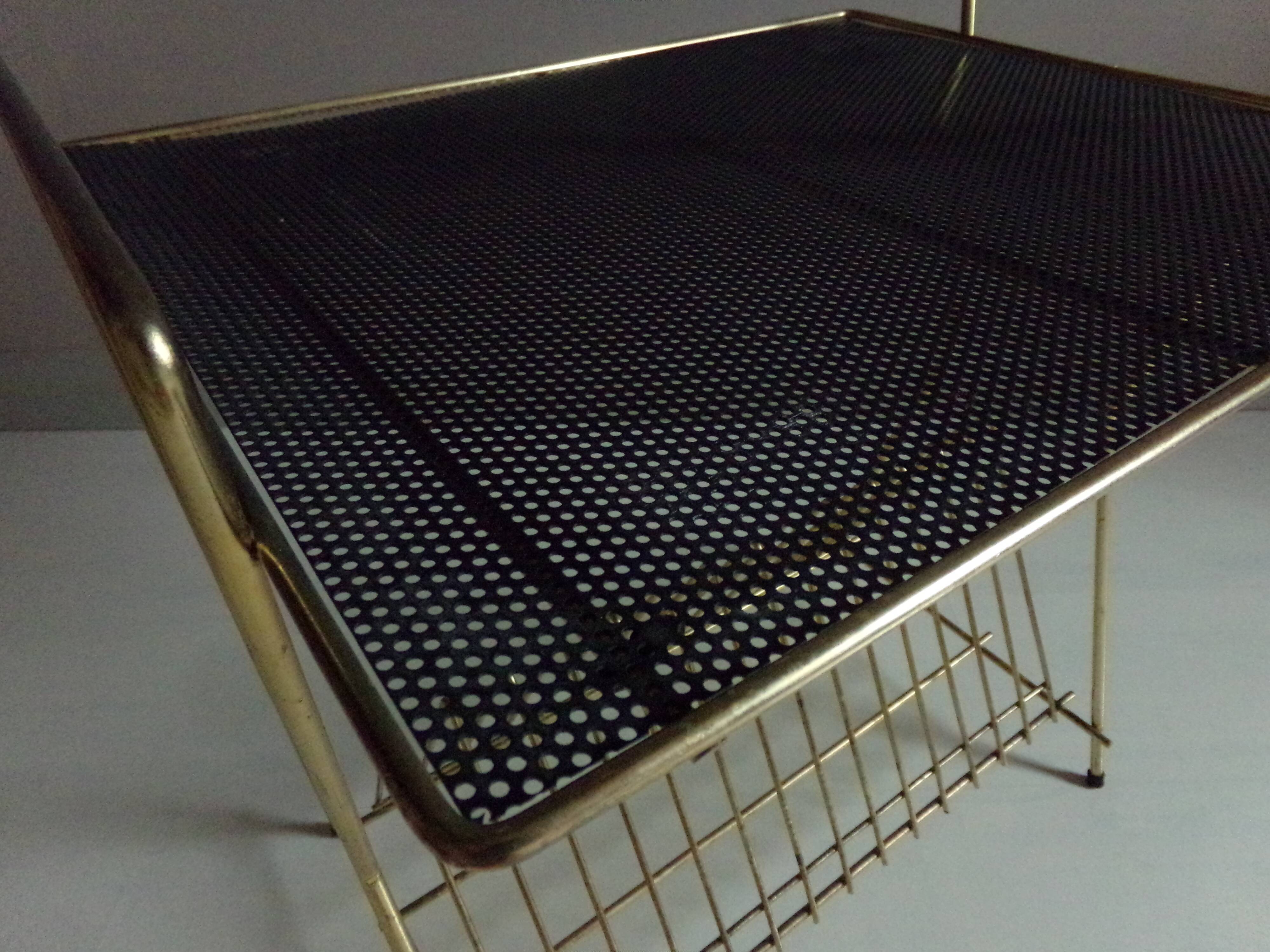 Vintage table 60s disc rack