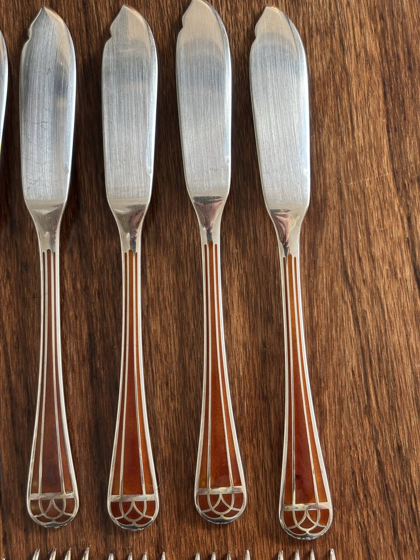 6 fish cutlery Christofle Talisman