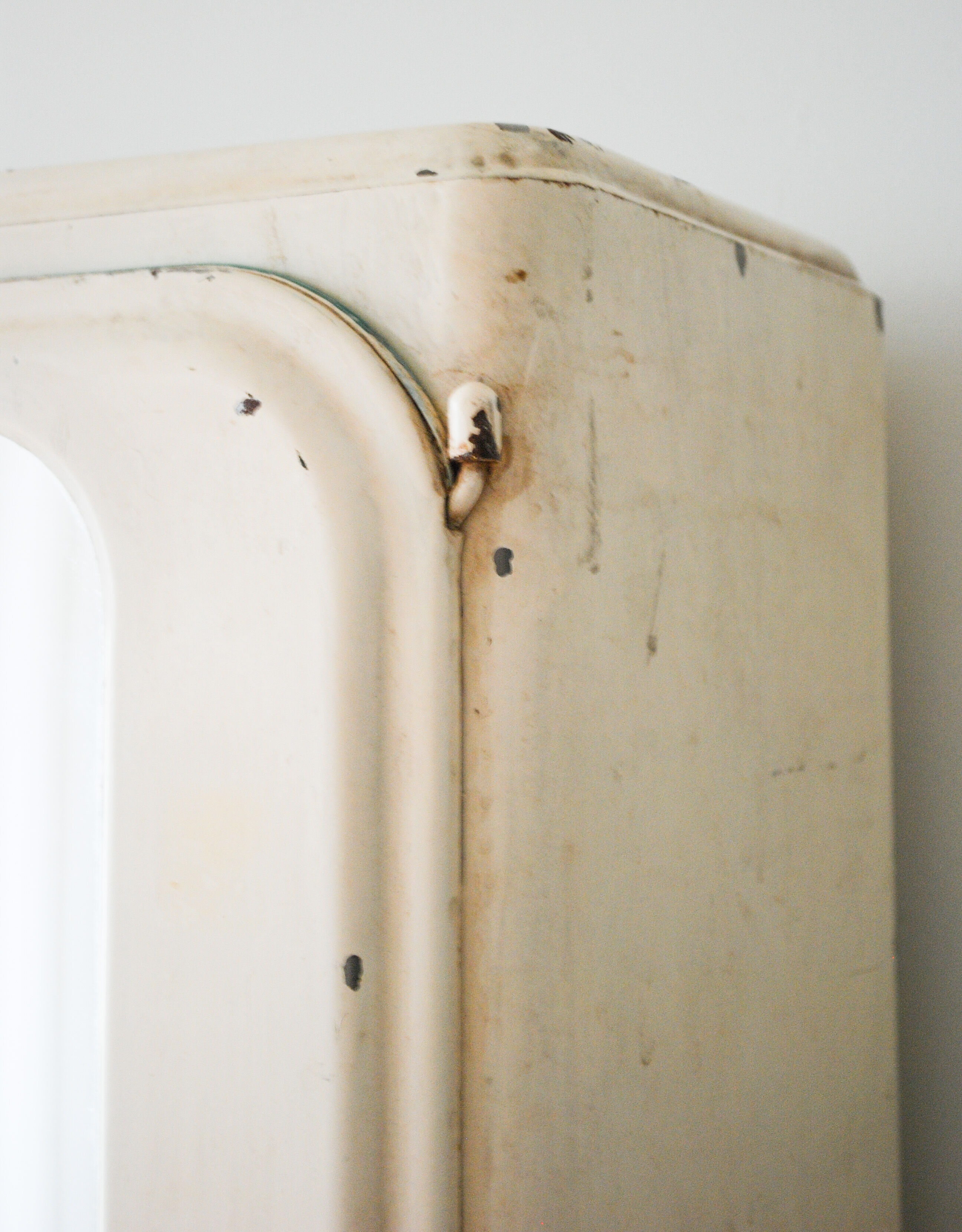 Cabinet to pharmacy or metal toilet