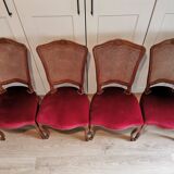 Set of 4 Louis XV style chairs