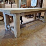 Brutalist oak table