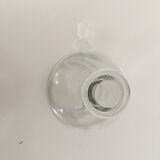 Clear glass pharmacy bottle