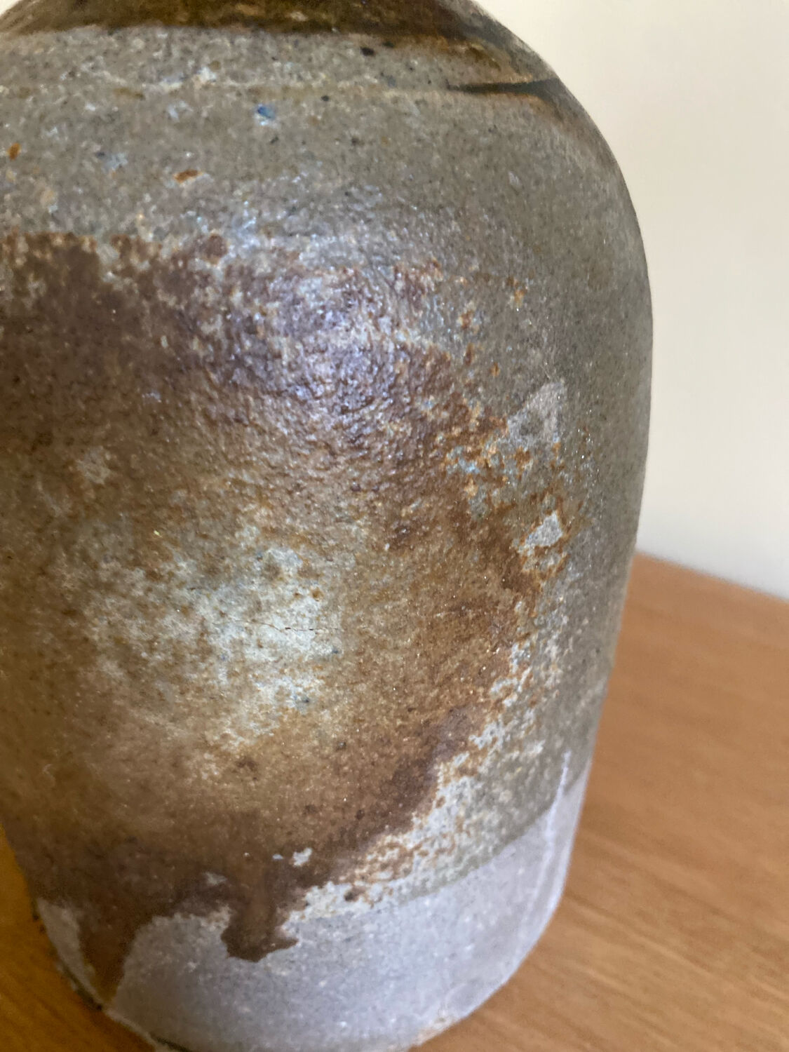 Vase ceramique du 19eme de la Borne