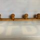 Wooden coat rack