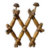 Vintage accordion coat rack
