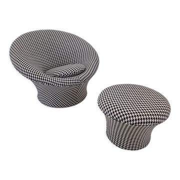 Mushroom Armchair and Ottoman by Pierre Paulin for Artifort, 1960s
