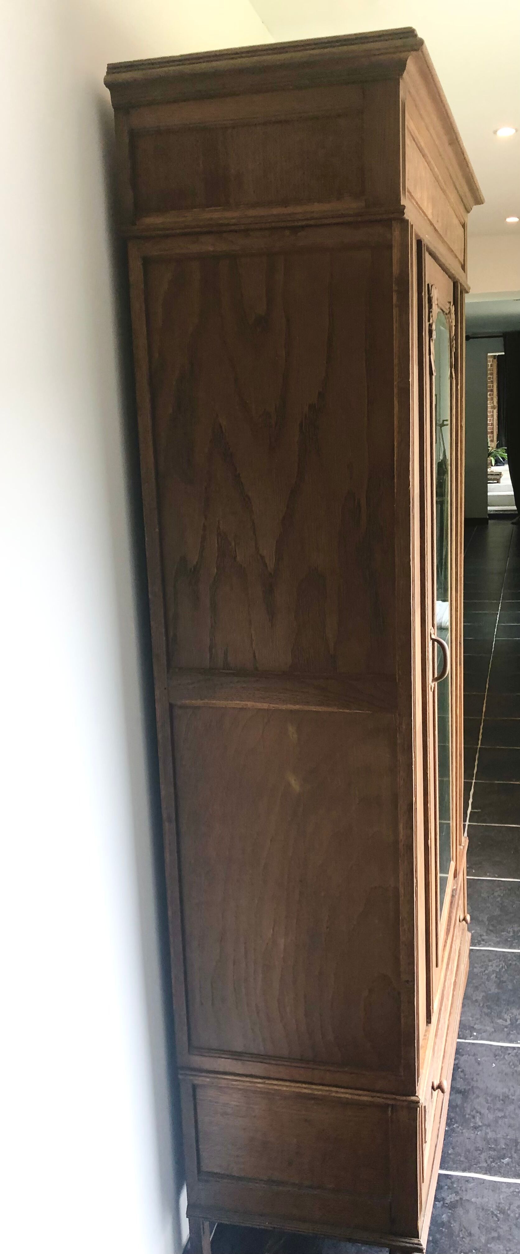 Antique wardrobe with mirror