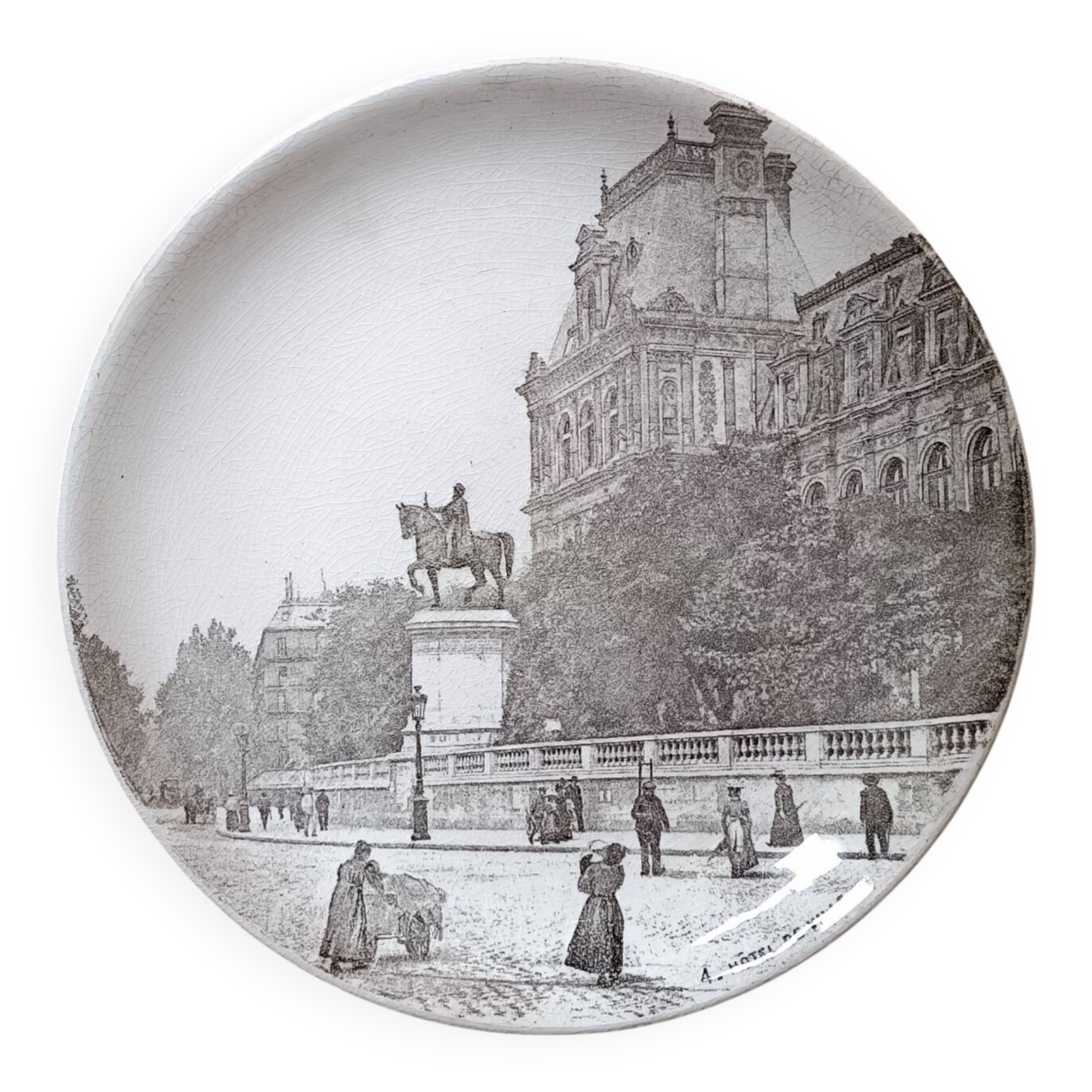 Assiette Hôtel de Ville de Paris Choisy-le-Roi