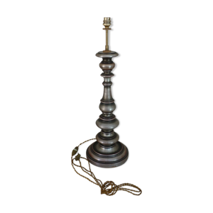 pied de lampe en bois - ancien