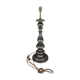 Old turned wooden lamp foot
