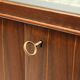 Vintage buffet in exotic wood veneer, 1950s-1960s design.