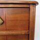 Art Deco chest of drawers - 4 drawers - locks - checkered wood veneer top - 50s