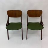 Set of 3 Danish dining chairs Arne Hovmand Olsen 1950