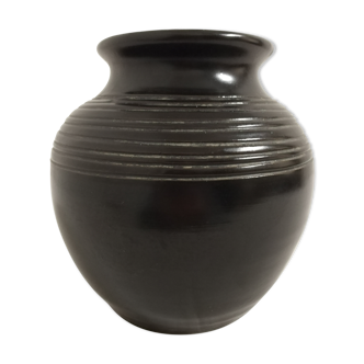 Glazed terracotta vase