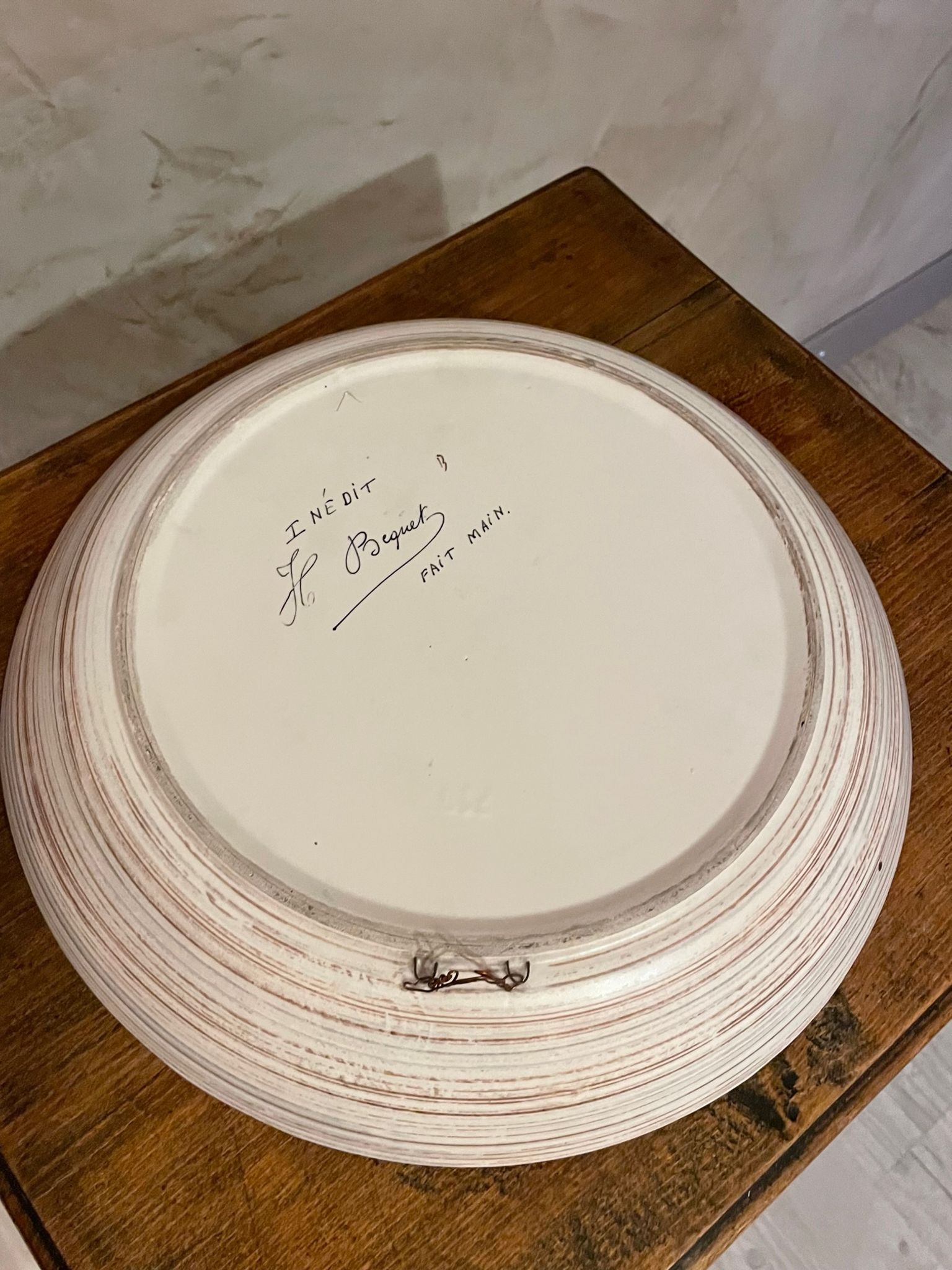 Plat céramique