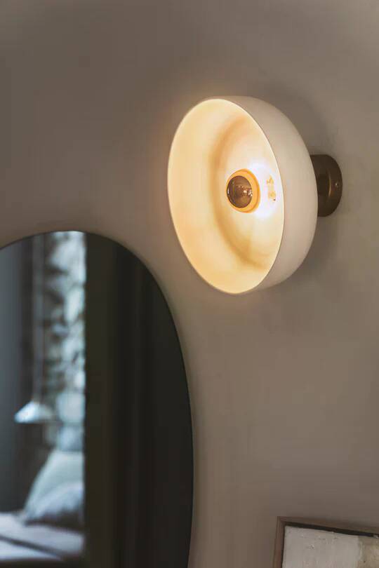 URSULE - White terracotta - Wall light