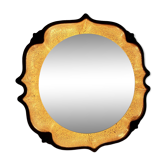 PAN Keramik illuminated ceramic wall mirror, West Germany, 1970s