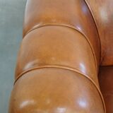 Sheepskin Leather 2.5-Seater Sofa