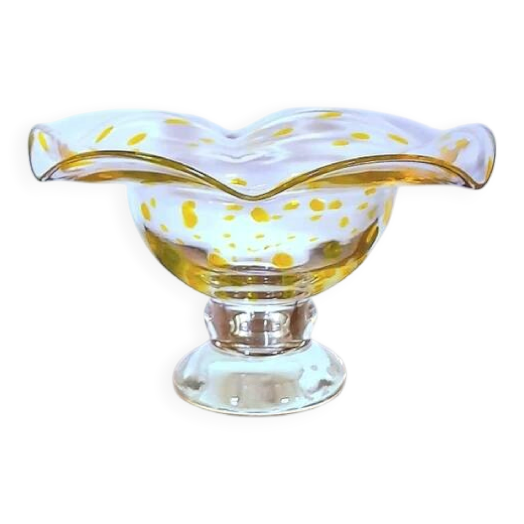Coupe en verre soufflé de Murano