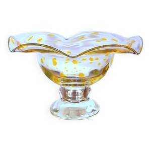 coupe en verre soufflé - murano