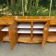 Light solid wood enfilade with Louis XV marquetry, 1950, 230cm.