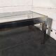 Chrome and gold metal coffee table by Romeo Rega from the 1970s.