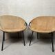 2x vintage balloon chairs – Lusch Erzeugnis – 1960s