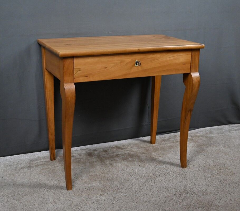 Small walnut console table, Restoration period – early 19th century.