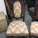 Lot of 2 henry II style chairs