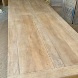 Large farmhouse table in solid oak – 3.50 m