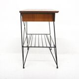 Scandinavian "stringbord" side table, Sweden, 1950