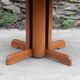 Magnifique table ronde scandinave à rallonge style Regain / Baumann