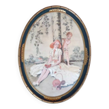 Gouache and watercolor drawing, 20th century, Signed